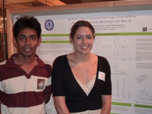 Sarah Page and her graduate student mentor Lalith Samankumara, 2010